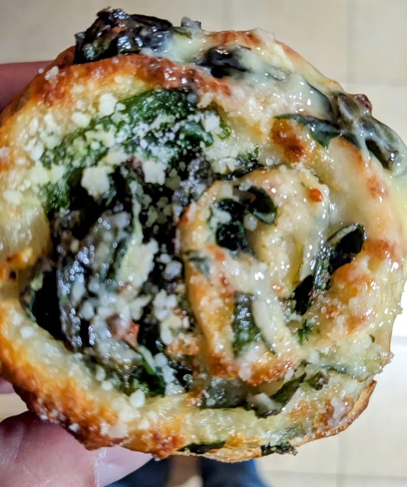 Spinach Pinwheels Appetizer
