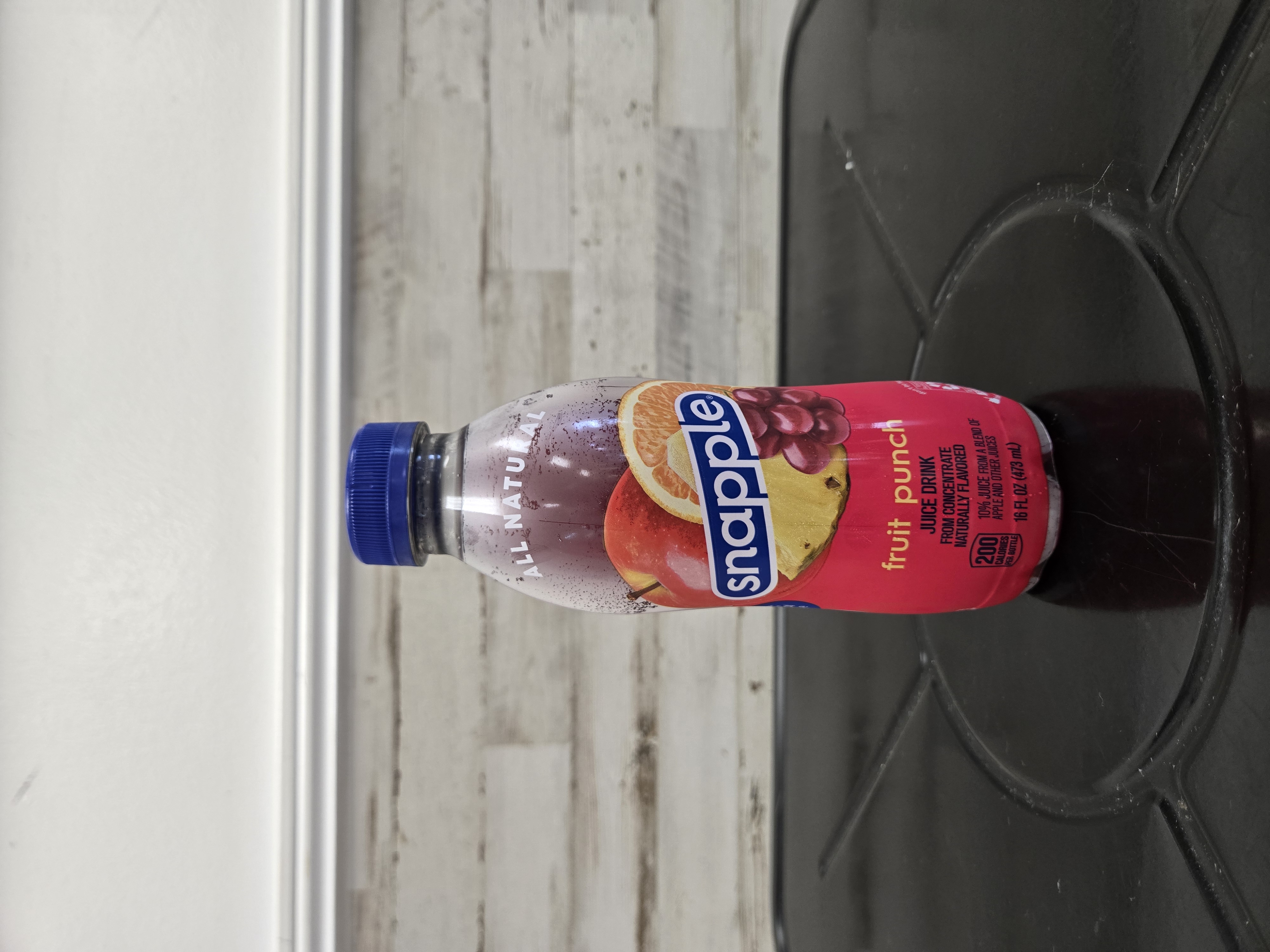 Bottle of Snapple Fruit Punch 20oz