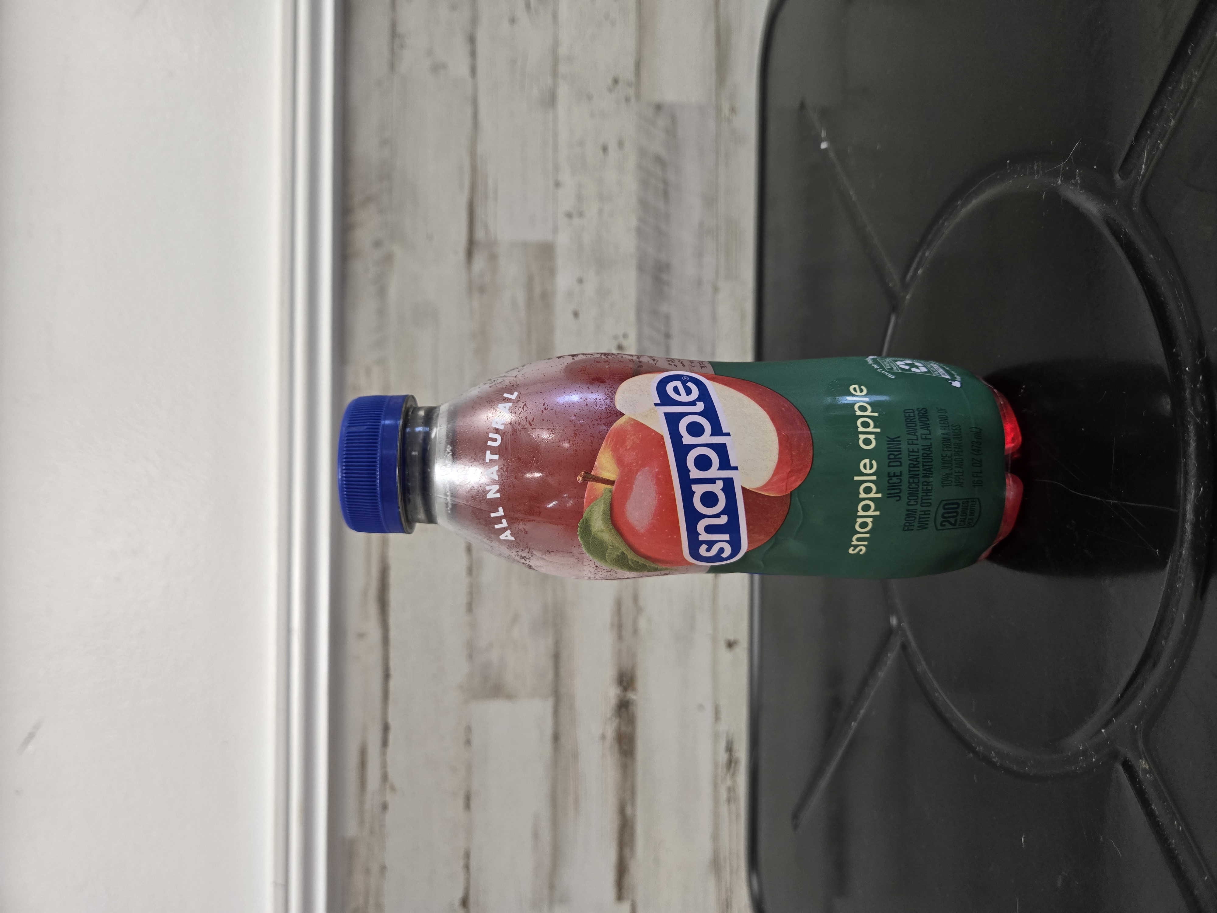 Bottle of Snapple Apple 20oz